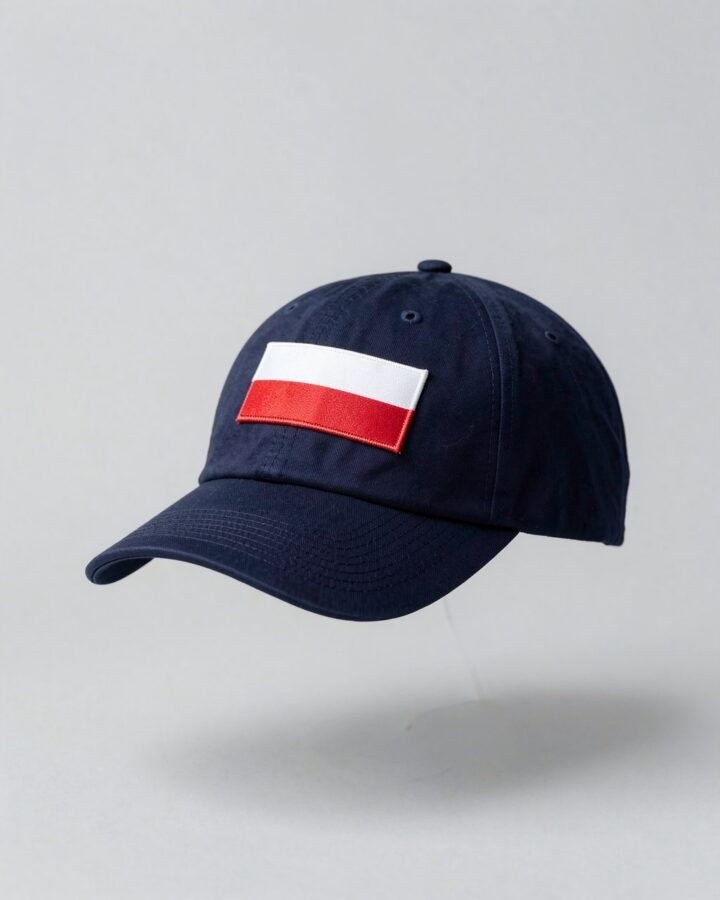 Czapka z daszkiem, mała flaga